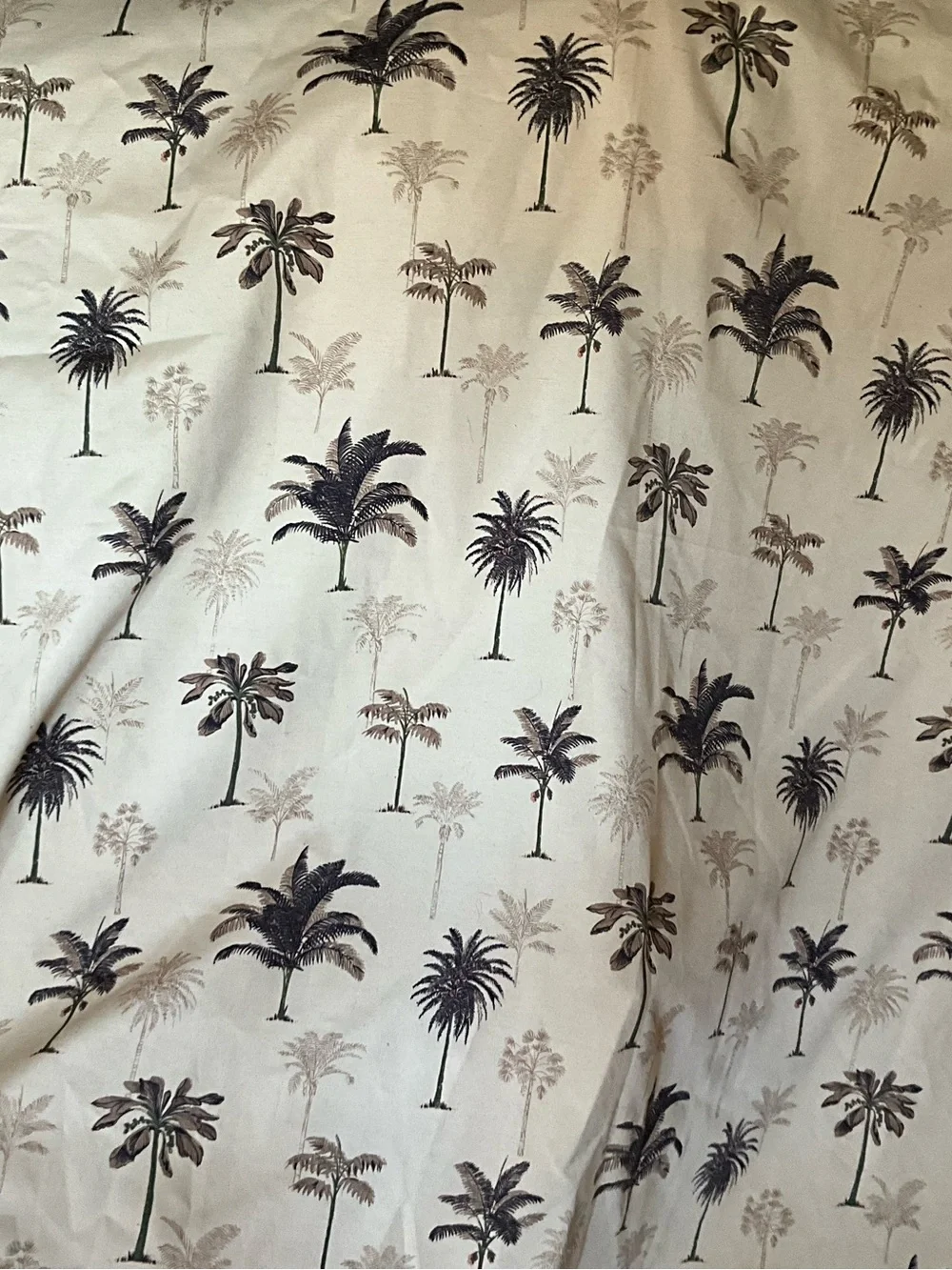 Palm Tree print shower curtain